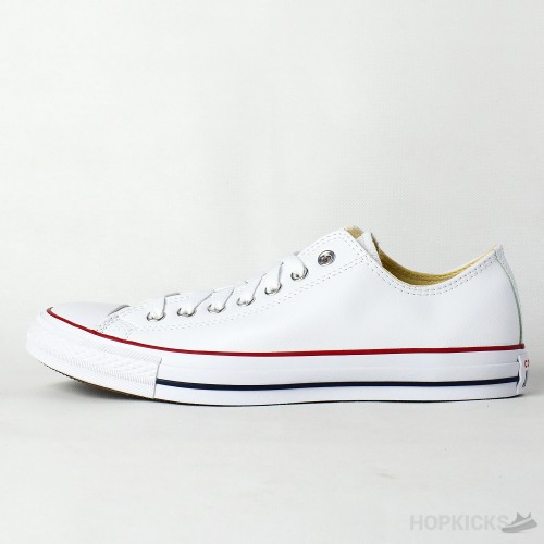 Chuck 70s Heritage Low White Leather (Dot Perfect)